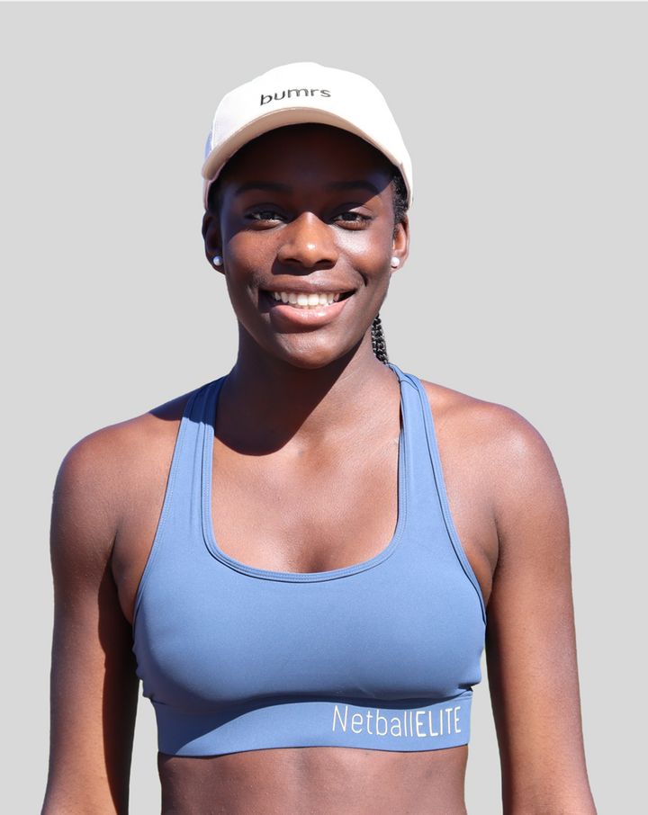 Netball Sports Crop Top - Steel