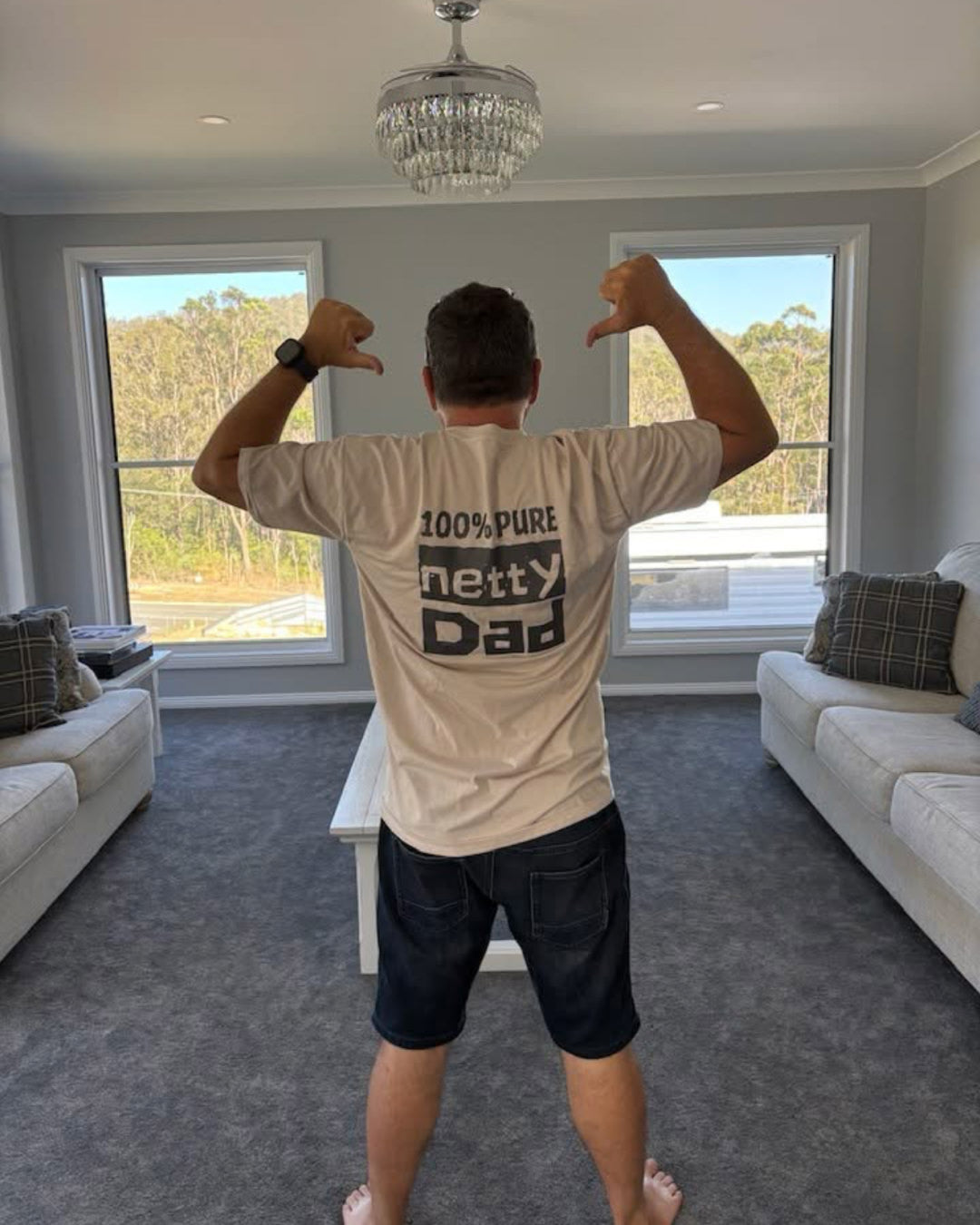 100% Pure Netty Dad T-Shirt