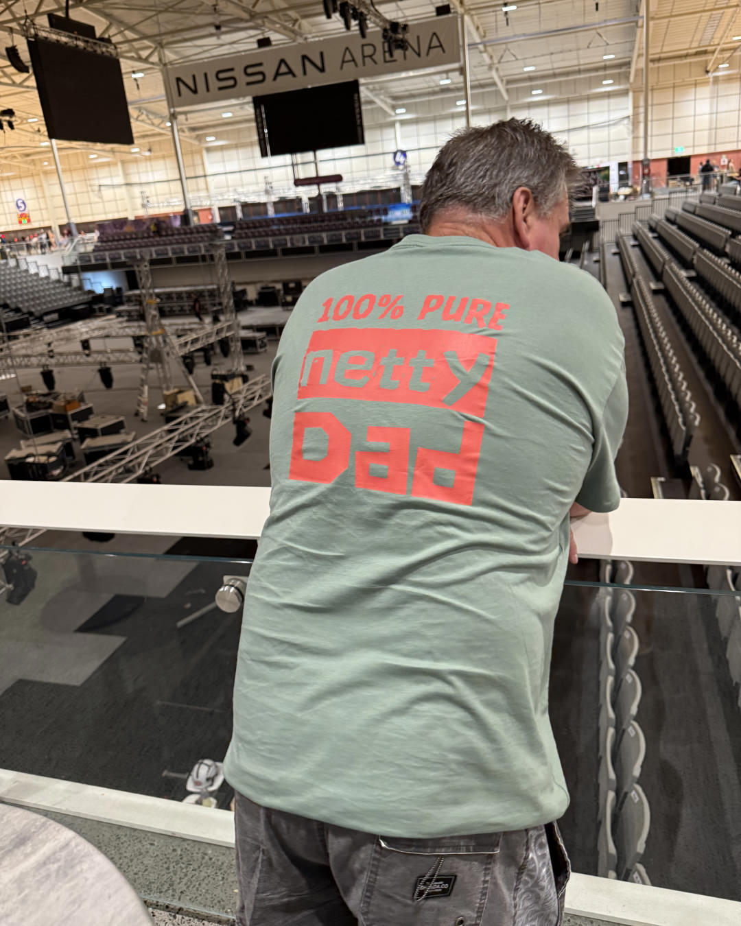 100% Pure Netty Dad T-Shirt – Khaki – Bumrs