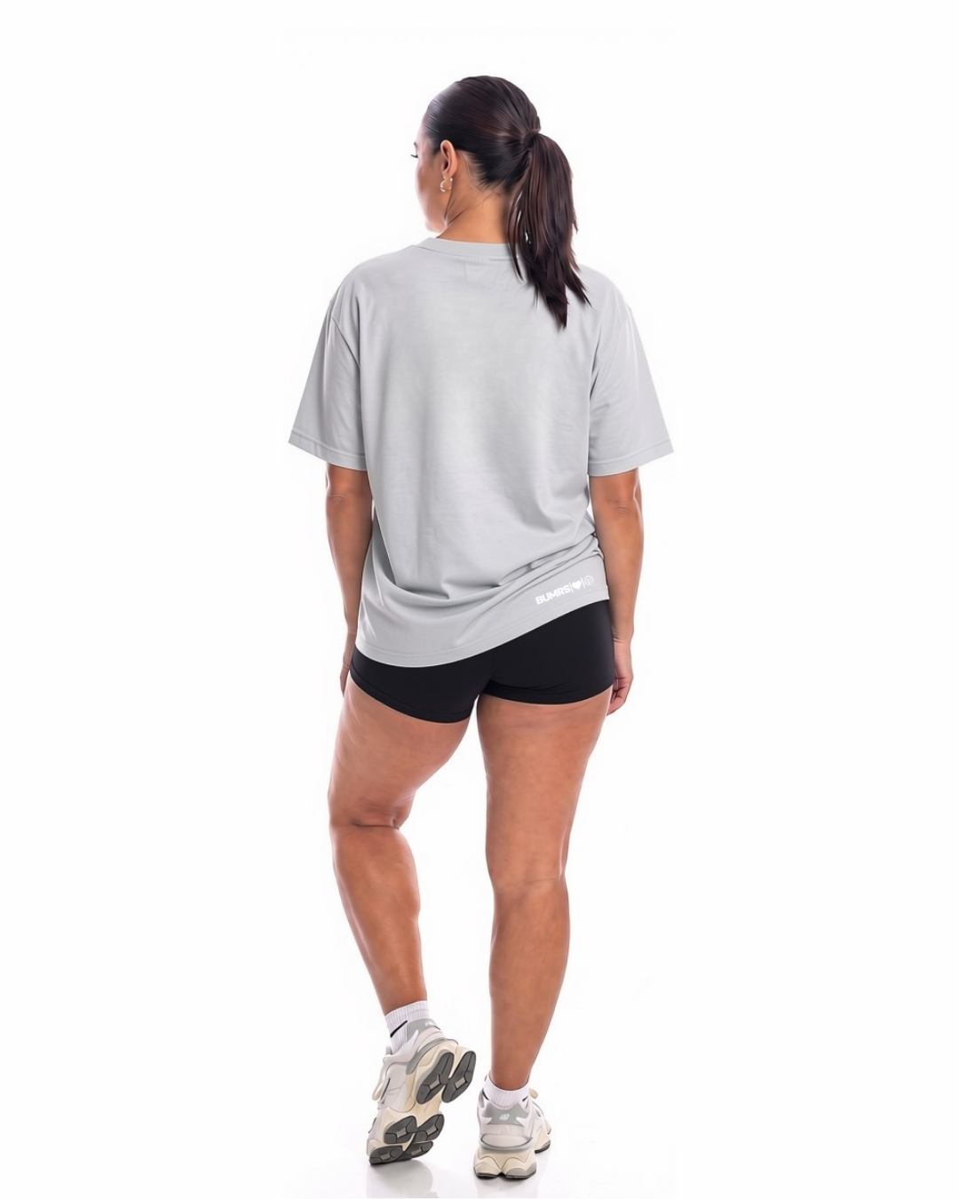 Courtside Oversize Unisex T-Shirt - Grey