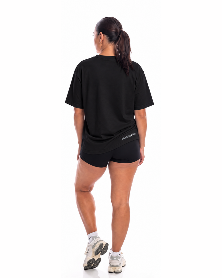 Courtside Oversize Unisex T-Shirt - Black