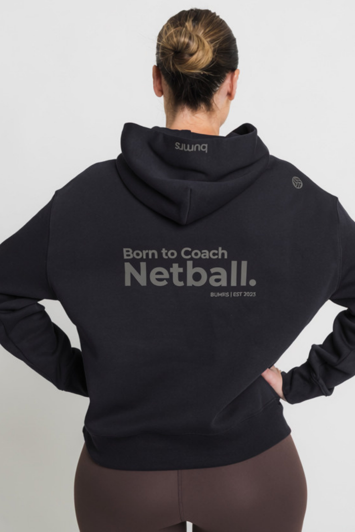 Pre-Order 'Born to Coach' Hoodie – Black