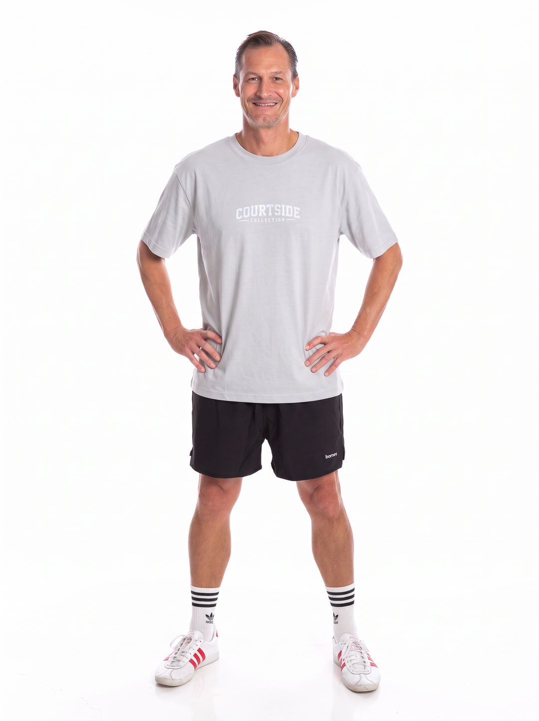 Courtside Oversize Unisex T-Shirt - Grey