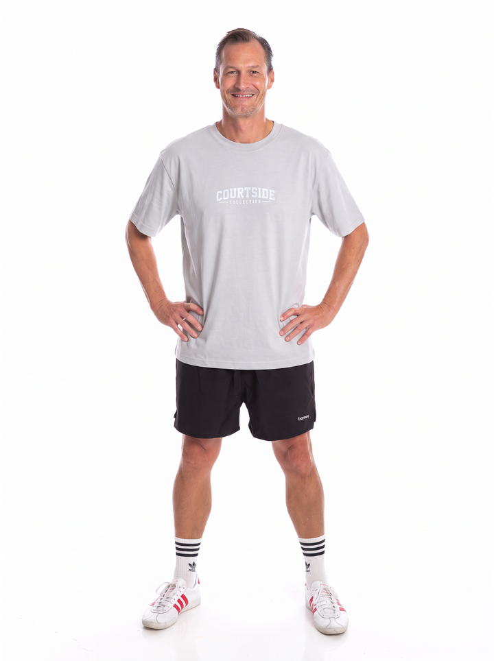 Courtside Oversize Unisex T-Shirt - Grey
