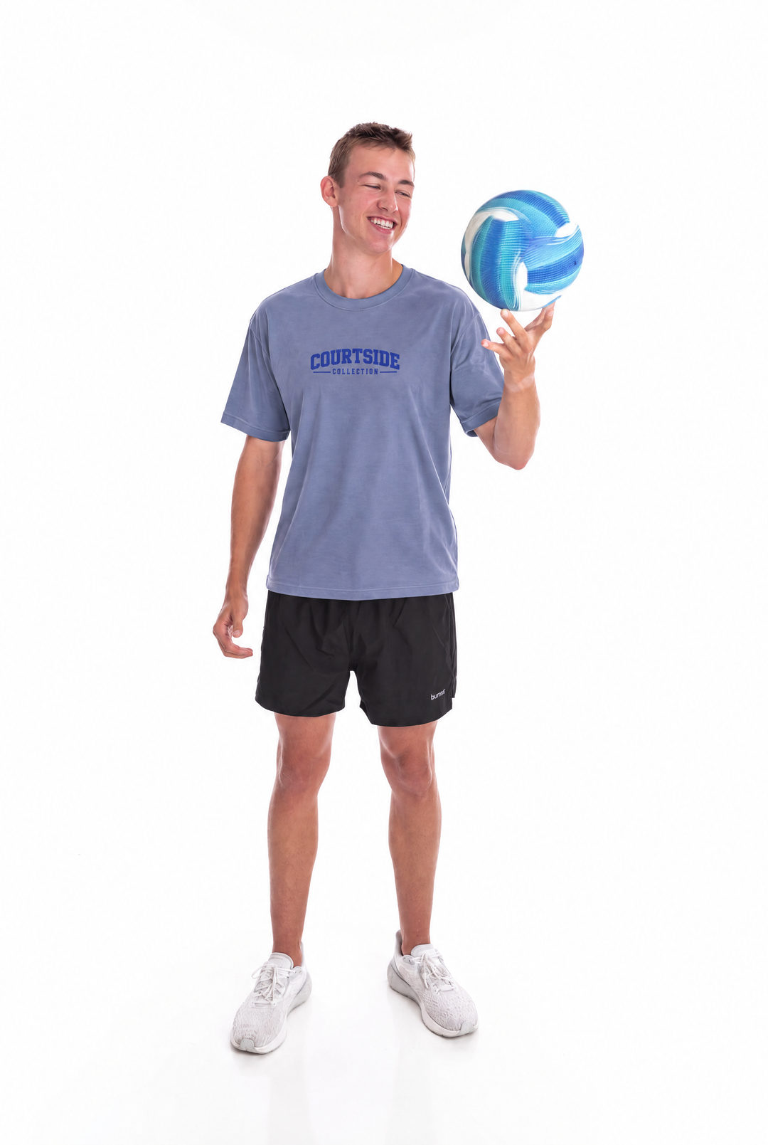 Courtside Oversize T-Shirt - Blue