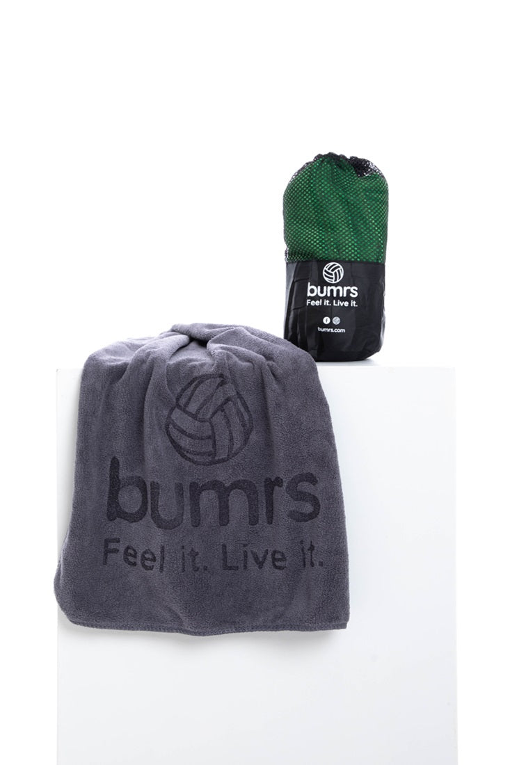 Netball Essentials Sweat Towel - Dark Grey – Bumrs