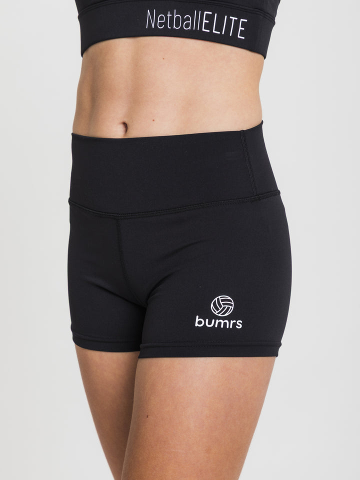 Youth Netball Shorts - Black