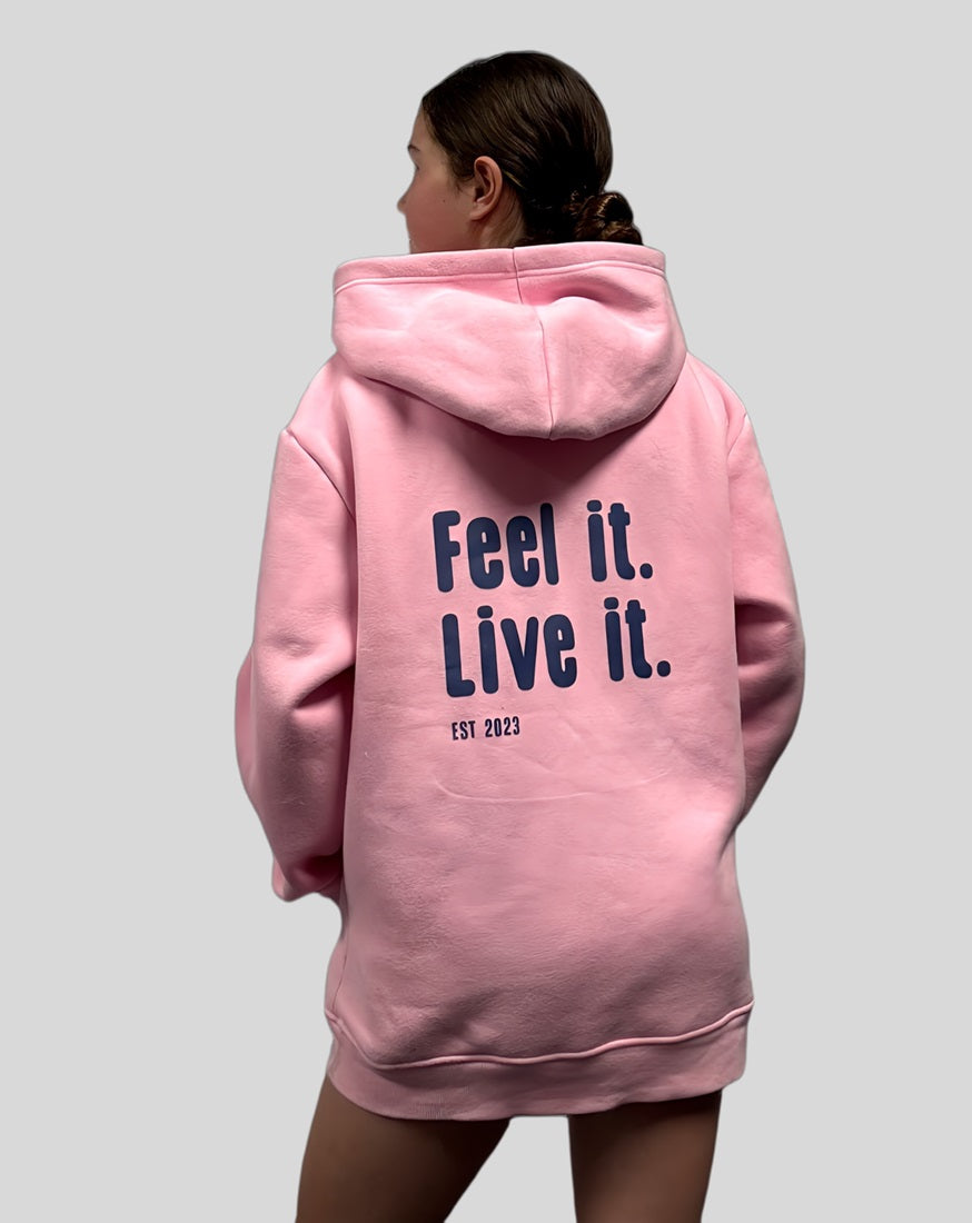 Fleece Hoodie - Feel It Live It