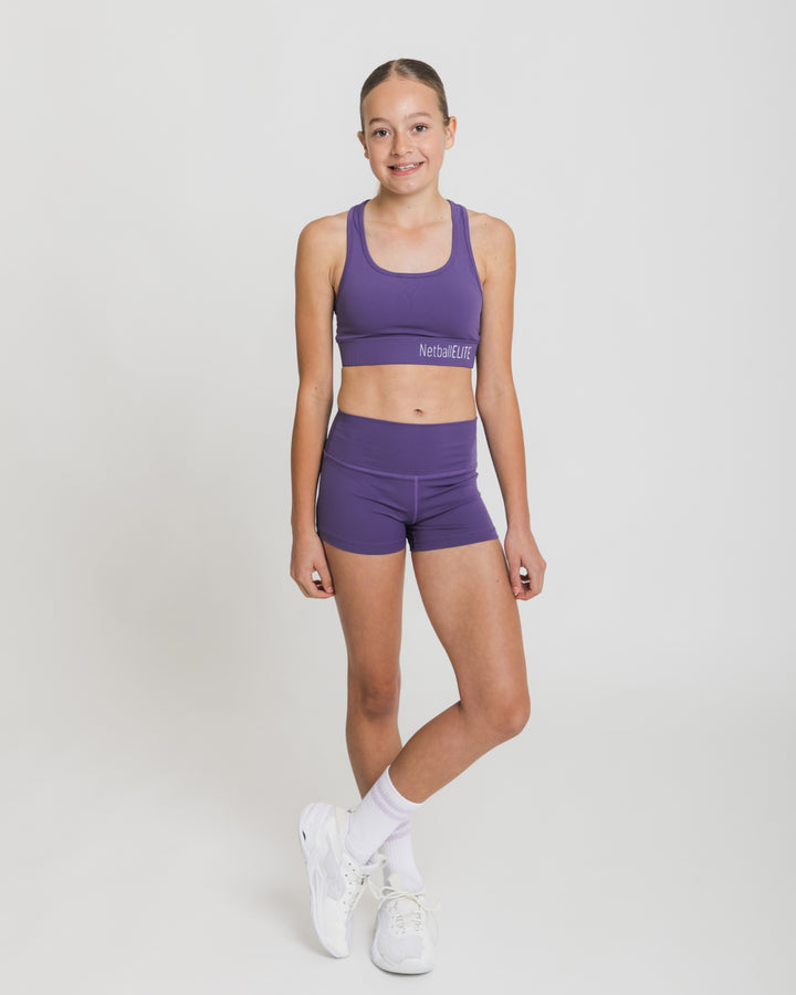 Netball Shorts - Purple
